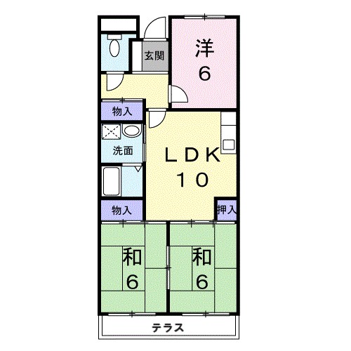 ヴィルフォーレミチハタ 間取り