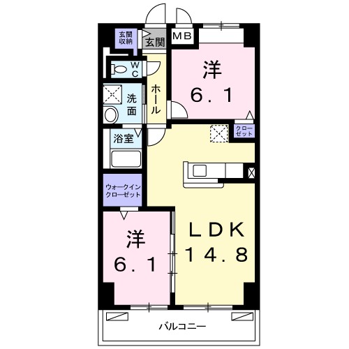 アルンドーインディカ　茨木 間取り
