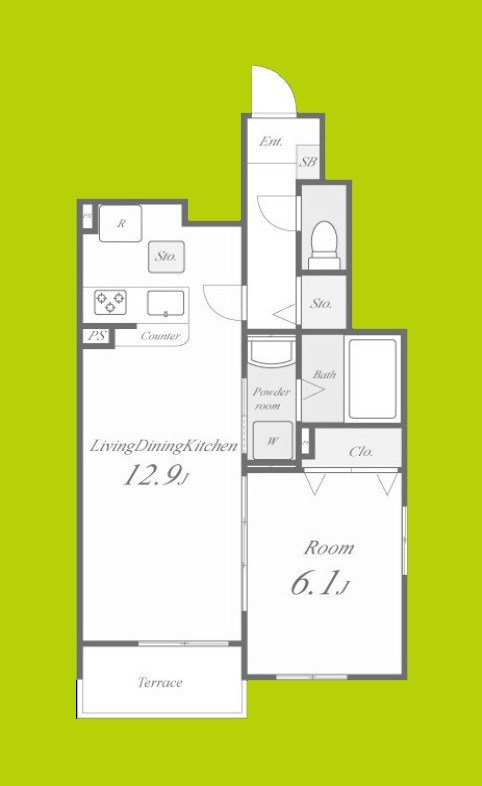 メゾン・デ・クール 間取り