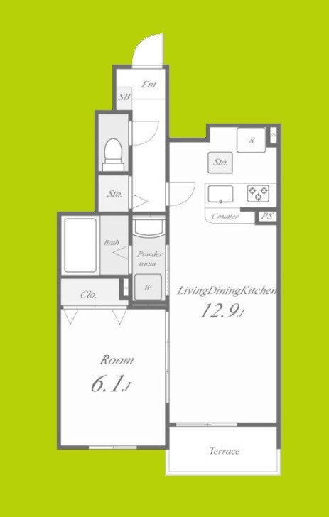 メゾン・デ・クール 間取り