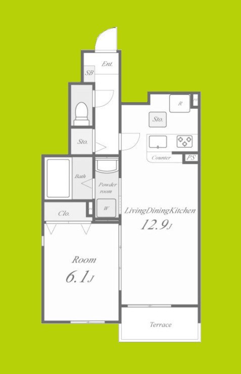 メゾン・デ・クール 間取り
