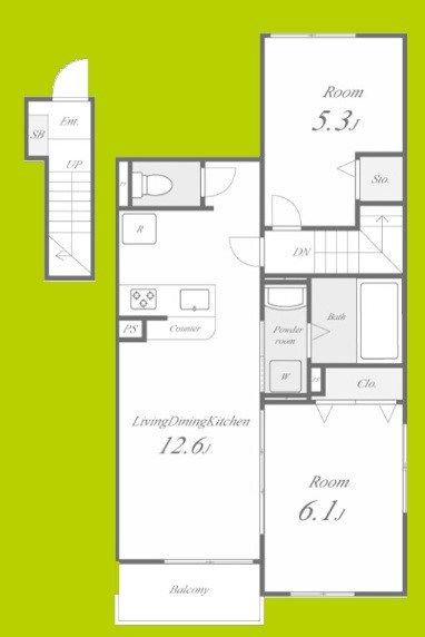 メゾン・デ・クール 間取り