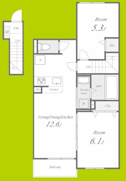 メゾン・デ・クール 間取り