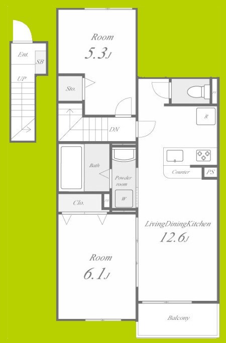 メゾン・デ・クール 間取り