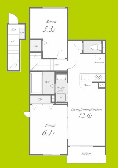 メゾン・デ・クール 間取り