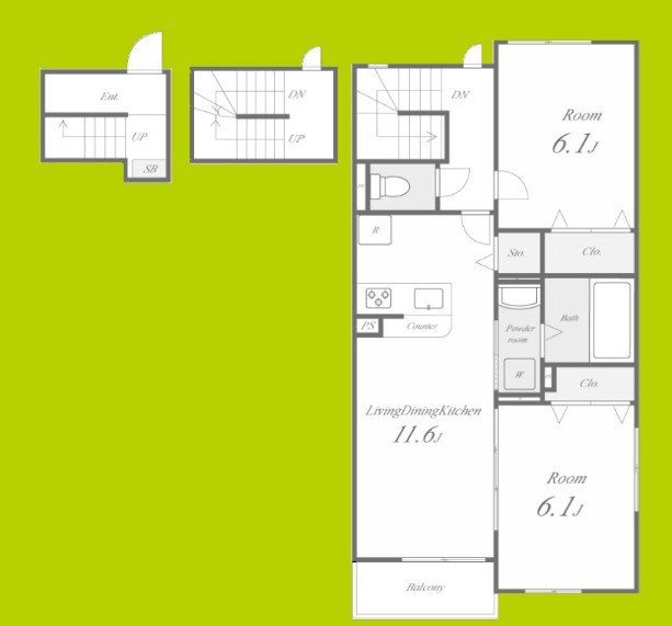 メゾン・デ・クール 間取り