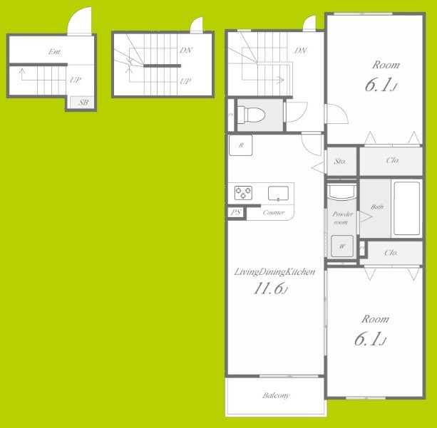 メゾン・デ・クール 間取り