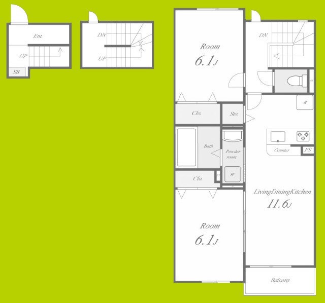 メゾン・デ・クール 間取り