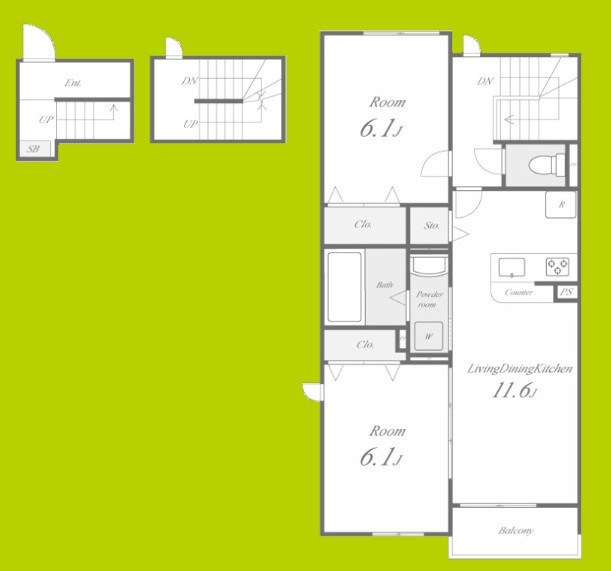 メゾン・デ・クール 間取り