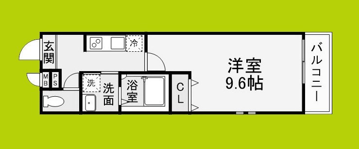 フジパレス御陵通りⅡ番館 間取り