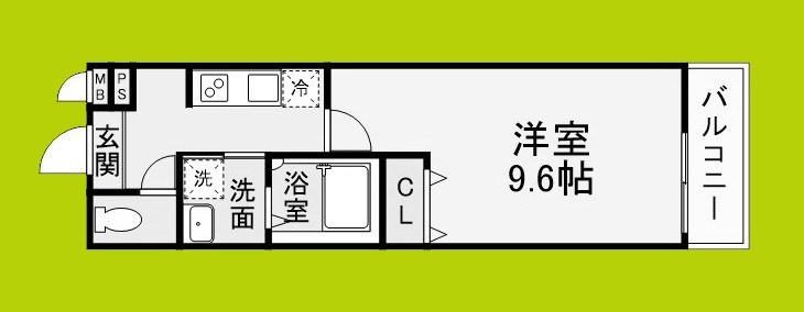 フジパレス御陵通りⅡ番館 間取り