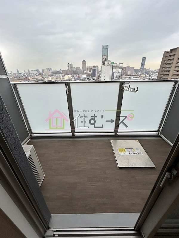 ラクラス阿倍野元町 ベランダ