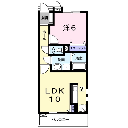 ステイションランドナガタキ　Ⅱ 間取り