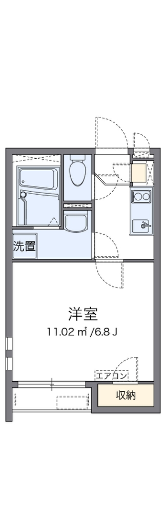 クレイノラヴェール　小田 間取り