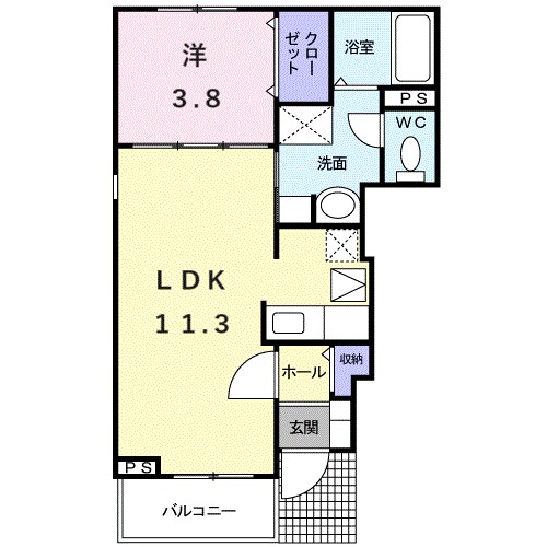 メゾン・ファミーユⅡ 間取り