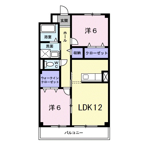 ソレアードⅡ 間取り