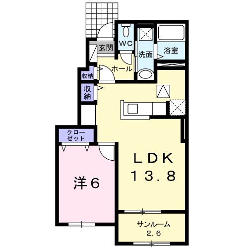 プリムローズ二色Ⅱ 間取り