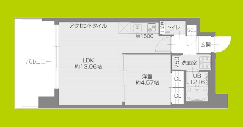 プレジオ玉造 間取り