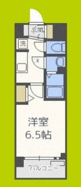 プレサンスOSAKA DOMECITYスクエア 間取り