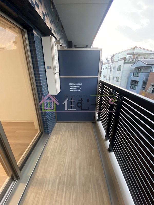 プレサンスOSAKA DOMECITYスクエア ベランダ