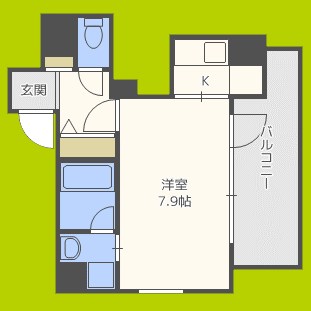 キャピトル安堂寺 間取り