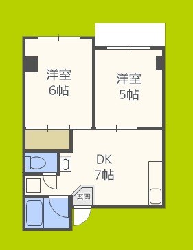 PALMIZIO平野西2 間取り