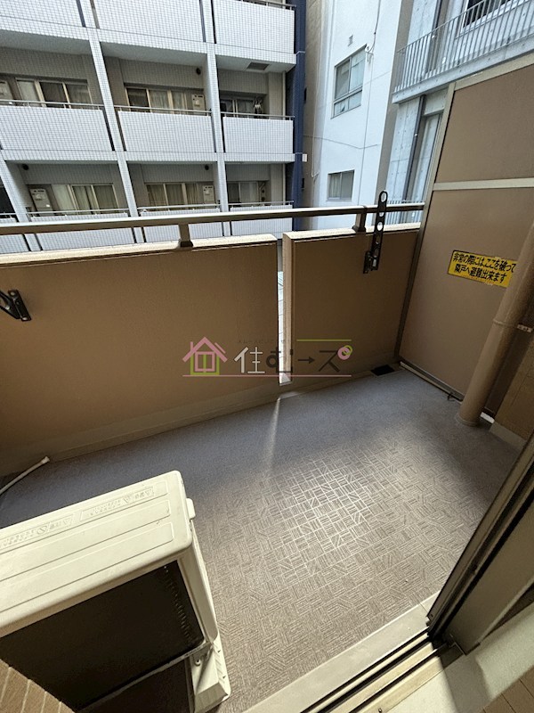 ジュネーゼグラン心斎橋東 ベランダ