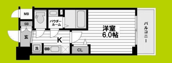 プレサンス長堀通グレイタス 間取り