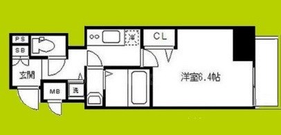 プレサンス松屋町グレース 間取り
