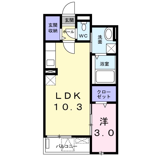 カンパーニュ　アウローラ 間取り