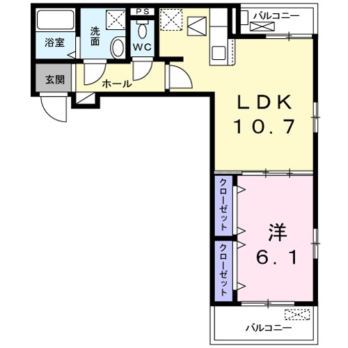 プラシード上泉 間取り