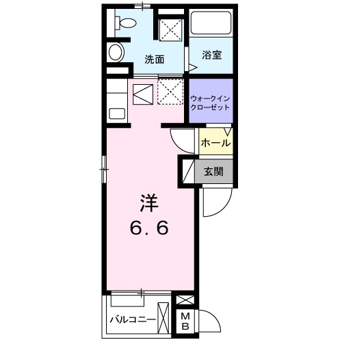 ハピネス浦江　Ⅱ 間取り