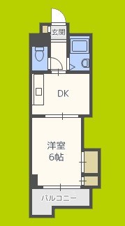 ローズコーポ新大阪7 間取り