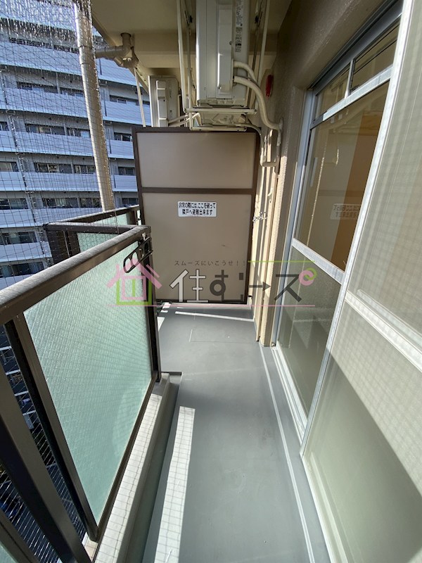 ローズコーポ新大阪7 ベランダ