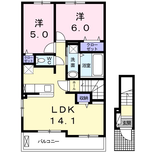 アーバンハイツＢ 間取り