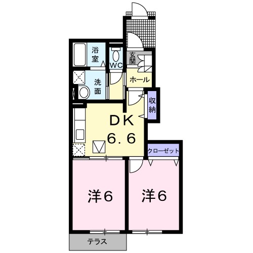 ブライトヒルズＢ 間取り