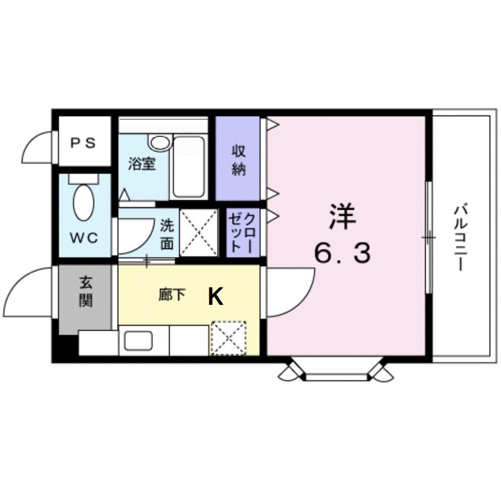 アミティエ石橋 間取り