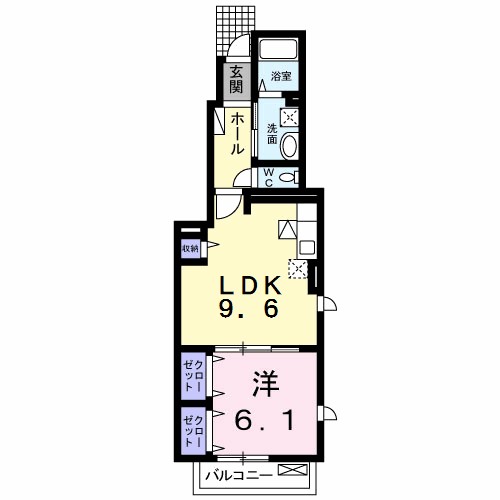 ベル・エトワールＢ 間取り