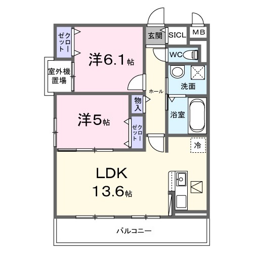 ティリア　コート 間取り