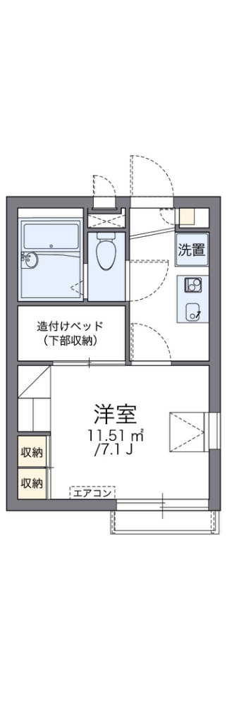 レオパレス五月山 間取り