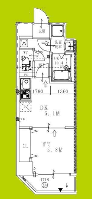 ARCA九条 間取り