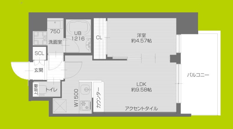 プレジオ塚本ASIAN 間取り