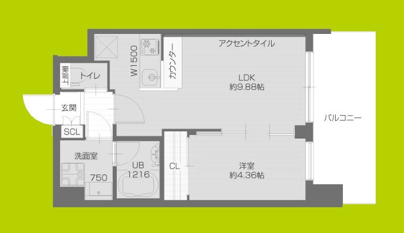 プレジオ塚本ASIAN 間取り図