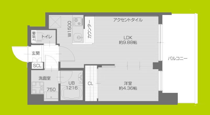 プレジオ塚本ASIAN 間取り図