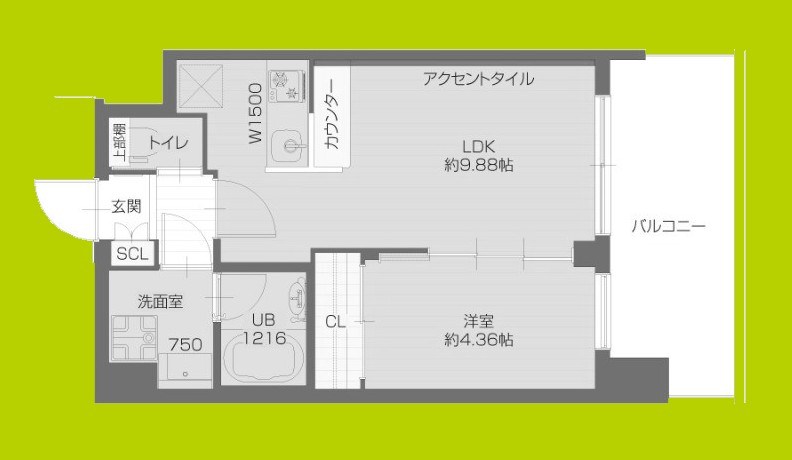 プレジオ塚本ASIAN 間取り