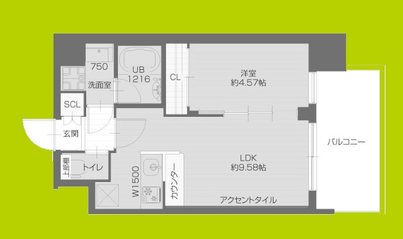 プレジオ塚本ASIAN 間取り図