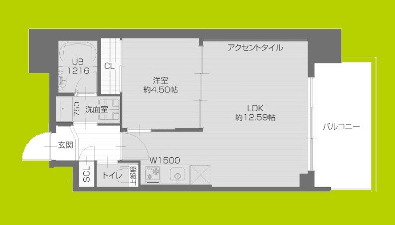 プレジオ塚本ASIAN 間取り図
