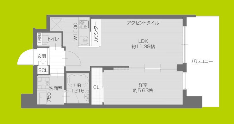 プレジオ塚本ASIAN 間取り