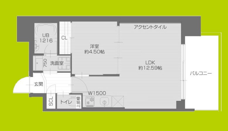 プレジオ塚本ASIAN 間取り図