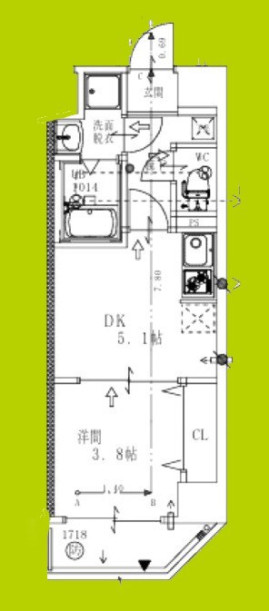 ARCA九条 間取り